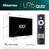 imageHisense 100Inch Class U7 Series ULED 4K UHD Google Smart TV 100U76N  QLED Native 144Hz Motion Rate 480 Dolby Vision Full Array Local Dimming Game Mode Pro Alexa Compatibility100Inch