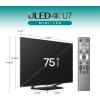 imageHisense 100Inch Class U7 Series ULED 4K UHD Google Smart TV 100U76N  QLED Native 144Hz Motion Rate 480 Dolby Vision Full Array Local Dimming Game Mode Pro Alexa Compatibility75Inch
