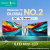 imageHisense 100Inch Class U8 Series MiniLED ULED 4K UHD Google Smart TV 100U8K  QLED 480 Motion Rate 144Hz Game Mode Pro Dolby Vision IQ HDMI 21 Alexa Compatibility 212 MultiChannel Audio75Inch