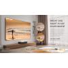 imageHisense 100L5H Laser TV Ultra Short Throw Projector with 100quot ALR High Gain Screen 4K UHD 2700 ANSI Lumens Dolby Vision ampamp Atmos HDR10 Google TV Netflix120L5H