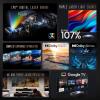 imageHisense 100L5H Laser TV Ultra Short Throw Projector with 100quot ALR High Gain Screen 4K UHD 2700 ANSI Lumens Dolby Vision ampamp Atmos HDR10 Google TV Netflix120L9H