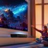 imageHisense 100L5H Laser TV Ultra Short Throw Projector with 100quot ALR High Gain Screen 4K UHD 2700 ANSI Lumens Dolby Vision ampamp Atmos HDR10 Google TV Netflix100L5H