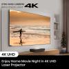 imageHisense 100L5H Laser TV Ultra Short Throw Projector with 100quot ALR High Gain Screen 4K UHD 2700 ANSI Lumens Dolby Vision ampamp Atmos HDR10 Google TV Netflix100L5H
