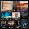 imageHisense 100L5H Laser TV Ultra Short Throw Projector with 100quot ALR High Gain Screen 4K UHD 2700 ANSI Lumens Dolby Vision ampamp Atmos HDR10 Google TV Netflix120L5H