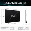 imageHisense 100quot Class U6 Series Best Value MiniLED 4K UHD Smart Fire TV 100U65QF 2025 Model  QLED Native 144Hz HDR10 AntiGlare Dolby Vision IQ Dolby Atmos Game Mode Pro Alexa Built in100Inch