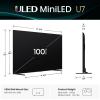 imageHisense 100quot Class U7 MiniLED ULED 4K UHD Google Smart TV 100U75QG 2025 Model  QLED Native 165Hz VRR 288 Up to 3000 Nits HDR10 Dolby Vision IQ  Atmos IMAX Enhanced 212 Ch Surround100Inch