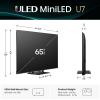 imageHisense 100quot Class U7 MiniLED ULED 4K UHD Google Smart TV 100U75QG 2025 Model  QLED Native 165Hz VRR 288 Up to 3000 Nits HDR10 Dolby Vision IQ  Atmos IMAX Enhanced 212 Ch Surround65Inch
