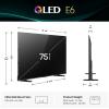 imageHisense 100quot E6 Cinema Series QLED 4K UHD Smart Fire TV 100E6QF 2025 Model  QLED Native 144Hz Dolby Vision IQ  Atmos Motion Rate 240 HDR 10 Game Mode Pro Voice Remote with Alexa75Inch