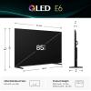 imageHisense 100quot E6 Cinema Series QLED 4K UHD Smart Fire TV 100E6QF 2025 Model  QLED Native 144Hz Dolby Vision IQ  Atmos Motion Rate 240 HDR 10 Game Mode Pro Voice Remote with Alexa85Inch