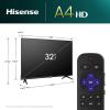 imageHisense 40Inch Class A4 Series FHD 1080p Smart Roku TV with Alexa Compatibility 40A4NR  Dolby Audio Slim Bezel Design Google AssistantRoku TV