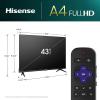 imageHisense 40Inch Class A4 Series FHD 1080p Smart Roku TV with Alexa Compatibility 40A4NR  Dolby Audio Slim Bezel Design Google AssistantRoku TV
