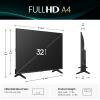 imageHisense 43Inch Class A4 Series FHD 1080p Smart Fire TV 43A4NF 2025 Model  DTS Virtual X Slim Bezel Design Alexa Built inFire TV