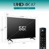 imageHisense 55quot Class A7 Series 55A7NF2025 Model 4K UHD Smart Fire TV Voice Remote with Alexa Wide Color Gamut HDR10 Dolby Vision Dolby Atmos Game Mode ALLM Stream Live TV Without Cable55 Inch