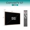 imageHisense 65Inch Class QLED 4K S7N CanvasTV Series Dolby Vision HDR Google Smart TV 65S7N  144Hz Art Mode AntiGlare Panel HiMatte Display Frame ampamp UltraSlim Wall Mount Included55Inch