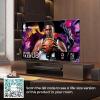 imageHisense 85Inch Class U8 Series MiniLED ULED 4K UHD Google Smart TV 85U8N  QLED Dolby Vision IQ Dolby Atmos Full Array Local Dimming Pro 144Hz Game Mode Pro Alexa Compatibility75Inch