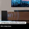 imageHisense AX3125H 312Ch Sound Bar with Wireless Subwoofer 440W Dolby Atmos Bluetooth 53 EzPlay 4K HDMI Pass Through Roku TV Ready DTSX HDMIAUXARCOpticalUSB 7 EQ Modes2025 Model