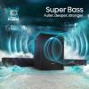 imageHisense AX5125H 512Ch Sound Bar with Wireless Subwoofer 500W Dolby Atmos Bluetooth 53 EzPlay 4K HDMI Pass Through Roku TV Ready DTSX HDMIAUXARCOpticalUSB 7 EQ Modes