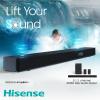 imageHisense AX5125H 512Ch Sound Bar with Wireless Subwoofer 500W Dolby Atmos Bluetooth 53 EzPlay 4K HDMI Pass Through Roku TV Ready DTSX HDMIAUXARCOpticalUSB 7 EQ Modes