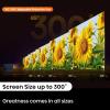 imageHisense C2 Pro Triple Laser Smart Portable Projector 4K UHD 2600 Lumens 65  300 Dolby Vision IMAX Enhanced Sound by JBL VIDAA OS Netflix Included Optical Zoom Auto Keystone CorrectionC1