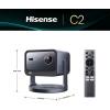 imageHisense C2 Pro Triple Laser Smart Portable Projector 4K UHD 2600 Lumens 65  300 Dolby Vision IMAX Enhanced Sound by JBL VIDAA OS Netflix Included Optical Zoom Auto Keystone CorrectionC2