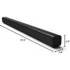imageHisense HS205 20ch Sound Bar 60W Roku TV ready Enhance TV enjoyment Bluetooth HDMI ARCOpticalAUXUSB 3 EQ Modes Black
