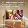 imageHisense TV Frame for 75Inch Class QLED 4K S7N CanvasTV Series Dolby Vision HDR Google Smart TV 75S7N Walnut