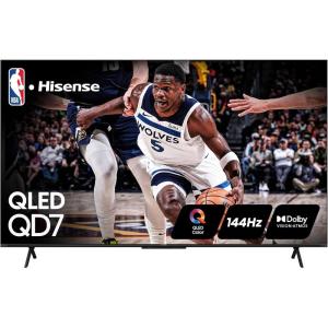 imageHisense 100Inch Class QD7 Series QLED 4K UHD Google Smart TV 100QD7N 2024 Model  QLED Native 144Hz Motion Rate 240 Direct Full Array Game Mode Pro Alexa Compatibility65Inch