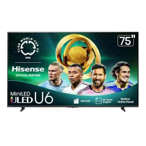 imageHisense 100quot Class U6 Series Best Value MiniLED 4K UHD Smart Fire TV 100U65QF 2025 Model  QLED Native 144Hz HDR10 AntiGlare Dolby Vision IQ Dolby Atmos Game Mode Pro Alexa Built in75Inch
