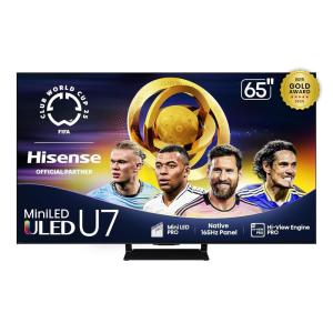 imageHisense 100quot Class U7 MiniLED ULED 4K UHD Google Smart TV 100U75QG 2025 Model  QLED Native 165Hz VRR 288 Up to 3000 Nits HDR10 Dolby Vision IQ  Atmos IMAX Enhanced 212 Ch Surround65Inch