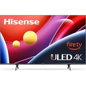 imageHisense 75 Class U6 Series ULED 4K UHD Smart Fire TV 75U6HF 2024  QLED Full Array Local Dimming 600Nit Dolby Vision HDR 10 HDMI 21 MEMC 240 Motion Rate with VRR Alexa Compatibility50Inch