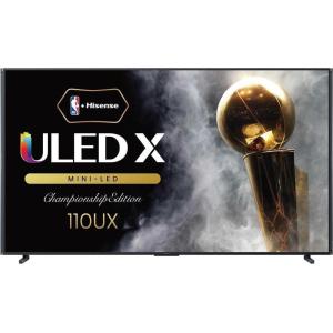 imageHisense 85Inch Class MiniLED Premium ULED X QLED Series 4K Google Smart TV with Alexa Compatibility 120Hz Dolby Vision Atmos 2500nit HDR10 Hands Free Voice Control 85UX110Inch