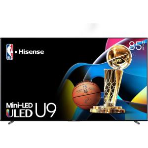 imageHisense 85Inch Class U9 Series MiniLED ULED 4K UHD Google Smart TV 85U9N  QLED Native 144Hz Full Array Local Dimming Game Mode Pro Alexa Compatibility 480 Motion Rate85inch