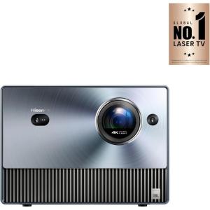 imageHisense C2 Pro Triple Laser Smart Portable Projector 4K UHD 2600 Lumens 65  300 Dolby Vision IMAX Enhanced Sound by JBL VIDAA OS Netflix Included Optical Zoom Auto Keystone CorrectionC1
