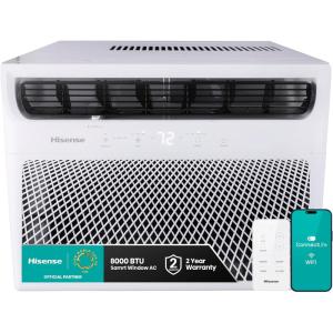 imageHisense WCH08R25A Window Air Conditioner 8000 BTU White8 000 BTU