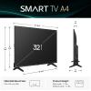imageHisense 32Inch Class A4 Series HD Smart Fire TV 32A4HNF  Full Array LED HDR10 DTS Virtual X Slim Bezel Design Alexa Builtin