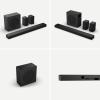 imageHisense AX5140Q 514Ch Sound Bar with Wireless Subwoofer Dolby Atmos DTSX Bluetooth 53 Roku TV Ready HDMIAUXARCOpticalUSB EzPlay 7 EQ Modes Hi Concerto Room Calibration