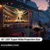 imageHisense M2 Pro Triple Laser Smart Portable Lifestyle Projector 4K UHD 65  200 1300 Lumens Dolby VisionOptical Zoom Intelligent Screen Adjustments Vidaa OS Netflix Included Dolby Audio