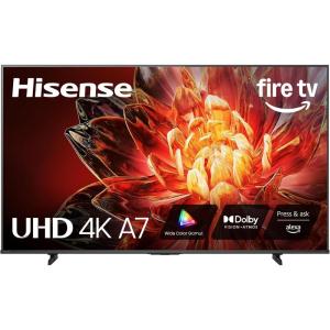 imageHisense 65quot Class A7 Series 65A7NF2025 Model 4K UHD Smart Fire TV Voice Remote with Alexa Wide Color Gamut HDR10 Dolby Vision Dolby Atmos Game Mode ALLM Stream Live TV Without Cable43 Inch