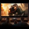 imageHisense PT1 Ultra Short Throw Triple Laser Projector 4K UHD Google TV 80  150 2500 Lumens 30001 Contrast IMAX Enhanced Dolby Vision ampamp Atmos 3D 240 High Refresh RatePX3PRO Laser Projector
