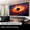 imageHisense PT1 Ultra Short Throw Triple Laser Projector 4K UHD Google TV 80  150 2500 Lumens 30001 Contrast IMAX Enhanced Dolby Vision ampamp Atmos 3D 240 High Refresh RateL9Q