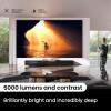 imageHisense PT1 Ultra Short Throw Triple Laser Projector 4K UHD Google TV 80  150 2500 Lumens 30001 Contrast IMAX Enhanced Dolby Vision ampamp Atmos 3D 240 High Refresh RateL9Q