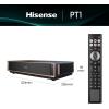 imageHisense PT1 Ultra Short Throw Triple Laser Projector 4K UHD Google TV 80  150 2500 Lumens 30001 Contrast IMAX Enhanced Dolby Vision ampamp Atmos 3D 240 High Refresh RatePT1