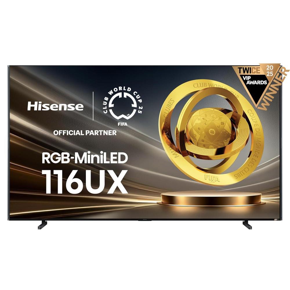 Hisense 100-Inch Premium UX Series RGB-MiniLED 4K UHD HDR Google Smart ...