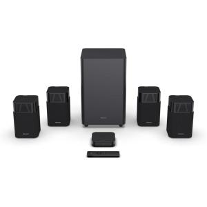 imageHisense HT Saturn 412Ch Sound Bar with Wireless Subwoofer Dolby Atmos DTSX Bluetooth 53 EzPlay 4K HDMI Pass Through Roku TV Ready HDMIAUXARCOpticalUSB 5 EQ Modes Hi Concerto