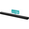 imageHisense A620 21ch Allinone Sound Bar with Builtin Subwoofer 240W DTS Virtual X Dolby Dightal Plus Bluetooth 53 Roku TV Ready HDMI ARCAUXUSB Ez Play Black A620 2024 Model120W