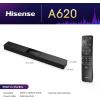 imageHisense A620 21ch Allinone Sound Bar with Builtin Subwoofer 240W DTS Virtual X Dolby Dightal Plus Bluetooth 53 Roku TV Ready HDMI ARCAUXUSB Ez Play Black A620 2024 Model240W with Builtin Subwoofer