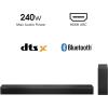 imageHisense A620 21ch Allinone Sound Bar with Builtin Subwoofer 240W DTS Virtual X Dolby Dightal Plus Bluetooth 53 Roku TV Ready HDMI ARCAUXUSB Ez Play Black A620 2024 Model240W with Wireless Subwoofer
