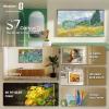 imageHisense 55 HiQLED S7 CanvasTV Series 4K UHD Google Smart Art TV 55S7SG 2026 New  144Hz Art Mode AntiGlare Panel Dolby Vision HDR HiMatte Display Frame amp UltraSlim Wall Mount Included55Inch