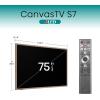 imageHisense 55 HiQLED S7 CanvasTV Series 4K UHD Google Smart Art TV 55S7SG 2026 New  144Hz Art Mode AntiGlare Panel Dolby Vision HDR HiMatte Display Frame amp UltraSlim Wall Mount Included75Inch