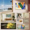 imageHisense 55 HiQLED S7 CanvasTV Series 4K UHD Google Smart Art TV 55S7SG 2026 New  144Hz Art Mode AntiGlare Panel Dolby Vision HDR HiMatte Display Frame amp UltraSlim Wall Mount Included85Inch